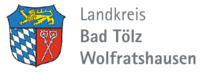 Abbildung Logo mit dem Wappen vom Landkreis Bad Tölz Wolfratshausen und der Beschriftung des Landkreises 