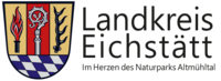 Abbildung Logo Wappen des Landkreises Eichstätt mit der Beschriftung des Landkreises 